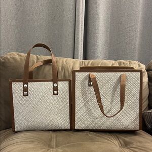 Bali Quilted Tote and Handbag Set